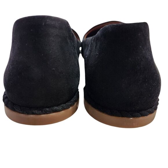 Franco Sarto Jasmine Loafers Black Suede Leather Flats Women's Size 7.5 - Picture 5 of 9